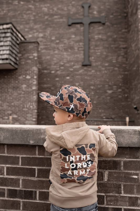 BRVE by Fletch - In the Lord's Army Kids Hoodie