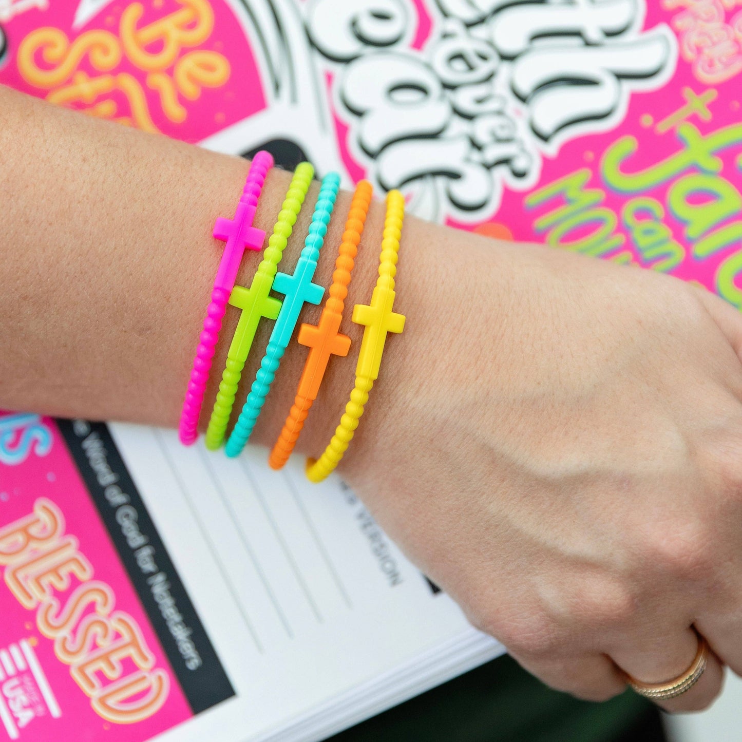 Ryan & Rose - Jesus Bracelets - 5 Packs
