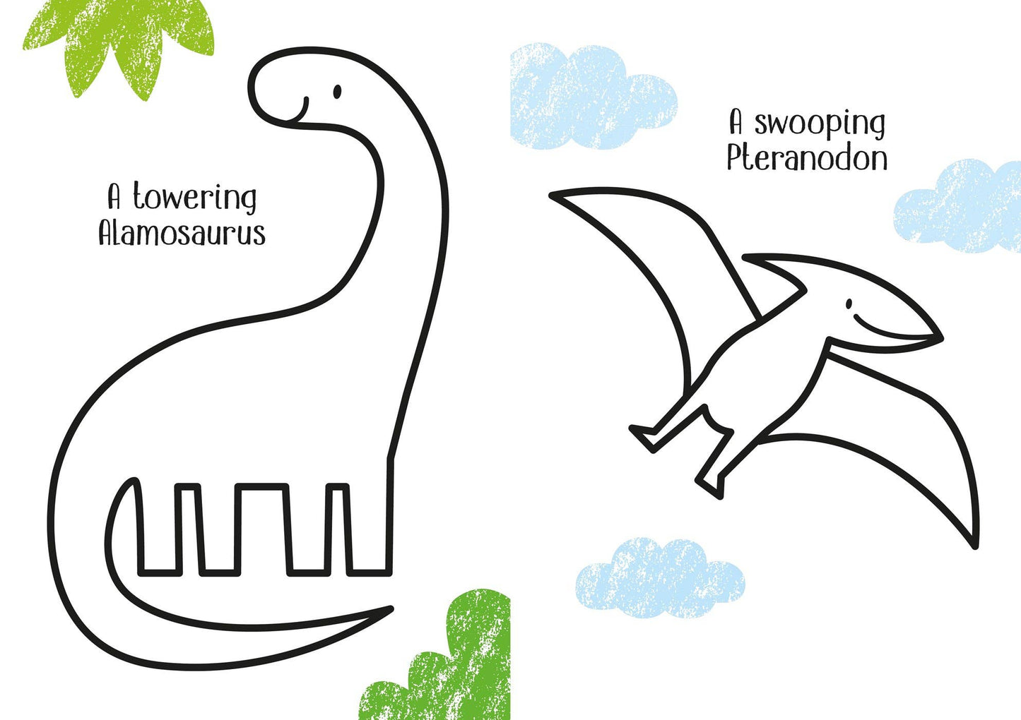 HarperCollins - Little Coloring Dinosaurs: Usborne