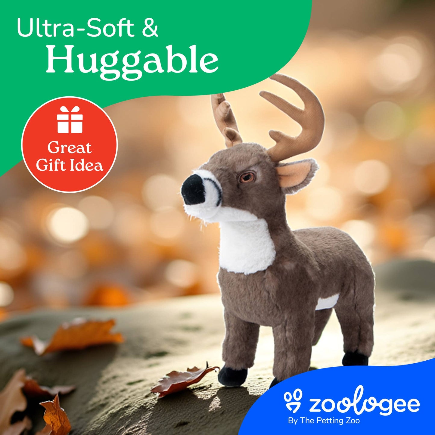 The Petting Zoo - Recycled Earth Keeperz White-Tailed Buck medium 12"