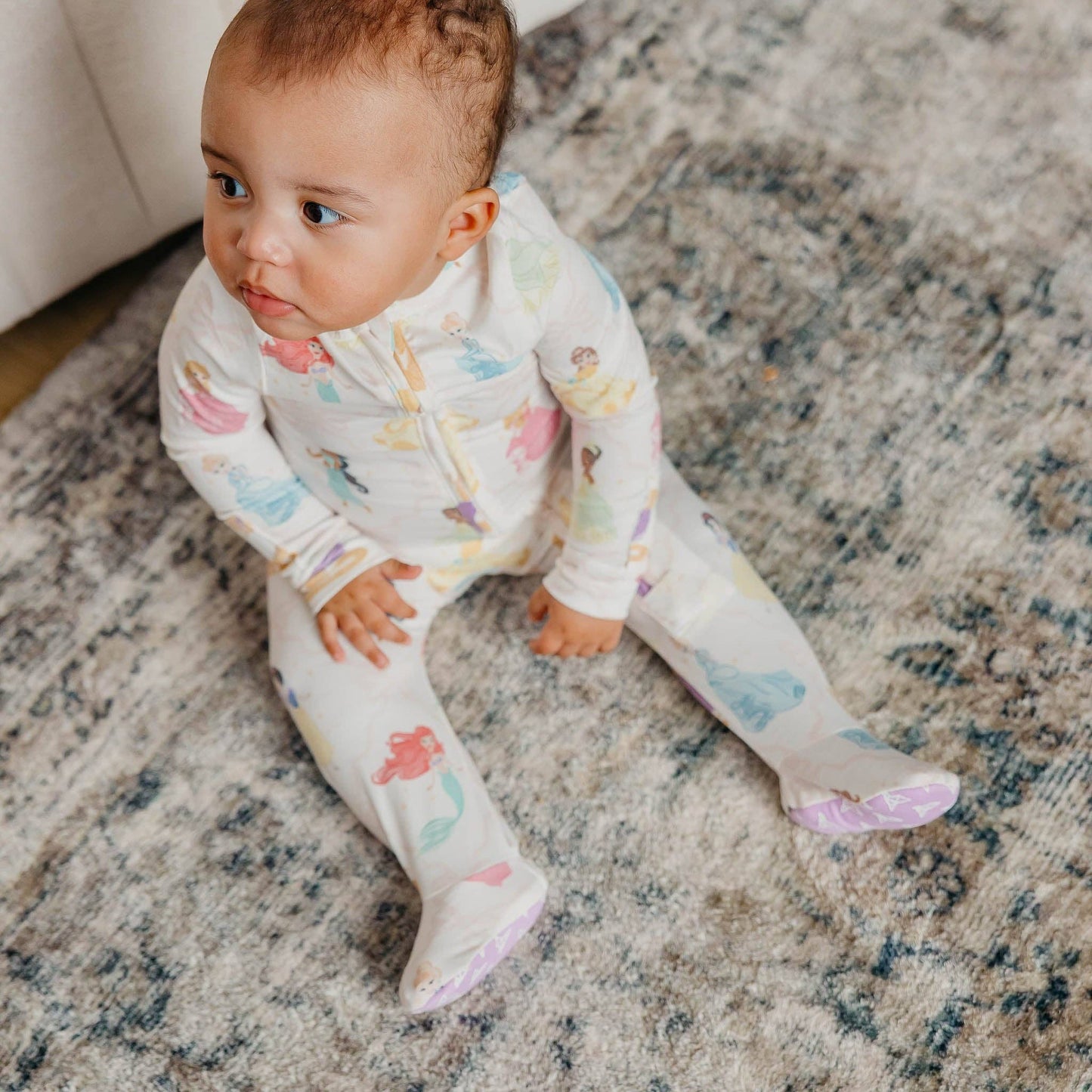 Copper Pearl - Zip-Up Footie Pajama - Disney Princess