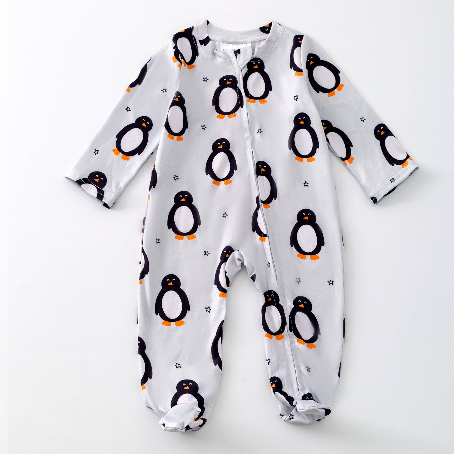 The Hair Bow Company - Penguins Galore Infant Boy Onesie