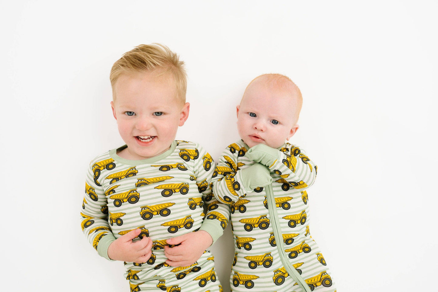 Little One Shop - Dump Trucks Bamboo Sleeper