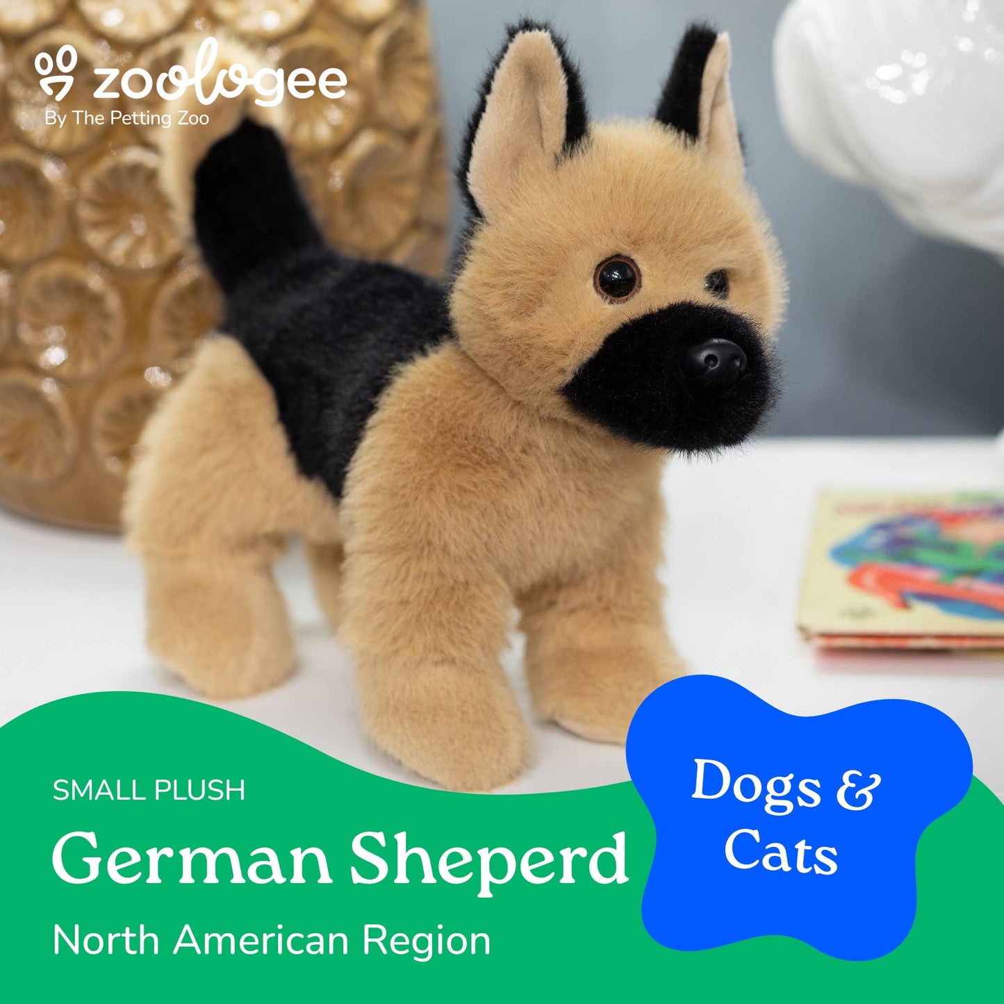 The Petting Zoo - New German Shepherd Dog Small 8" (20cm)