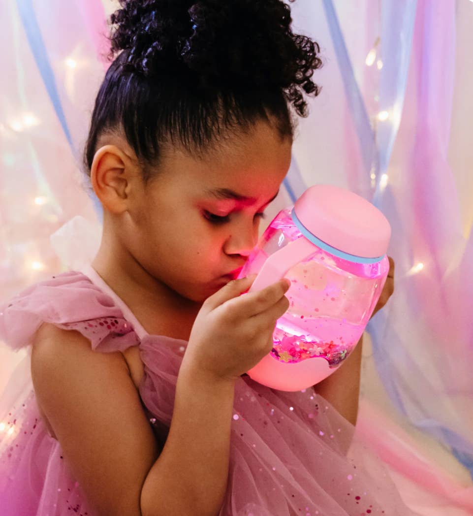 Glo Pals - Bubblegum Pink Sensory Play Jar 