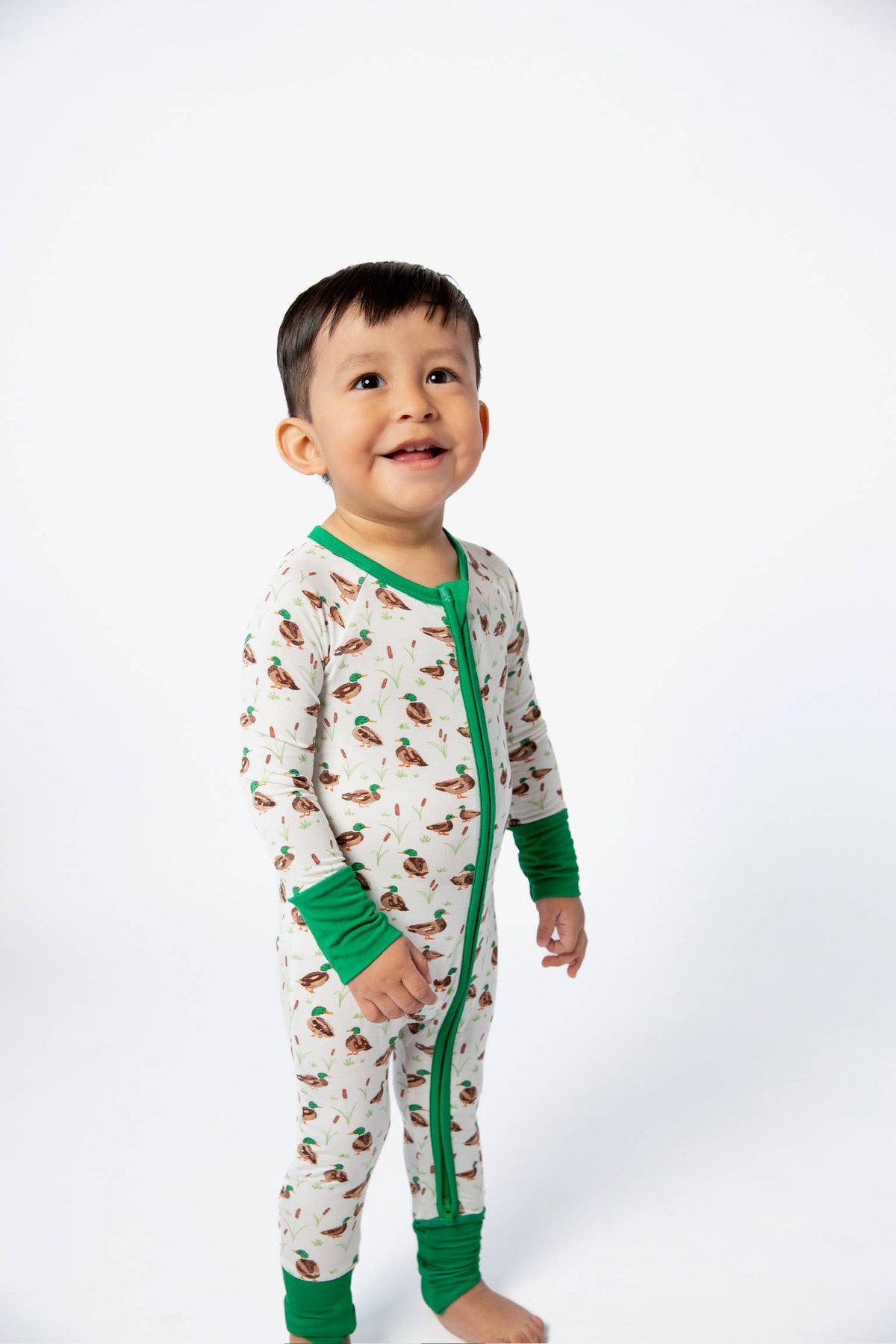 Goosies - Mallard Drake Ducks-Convertible Zip PJs