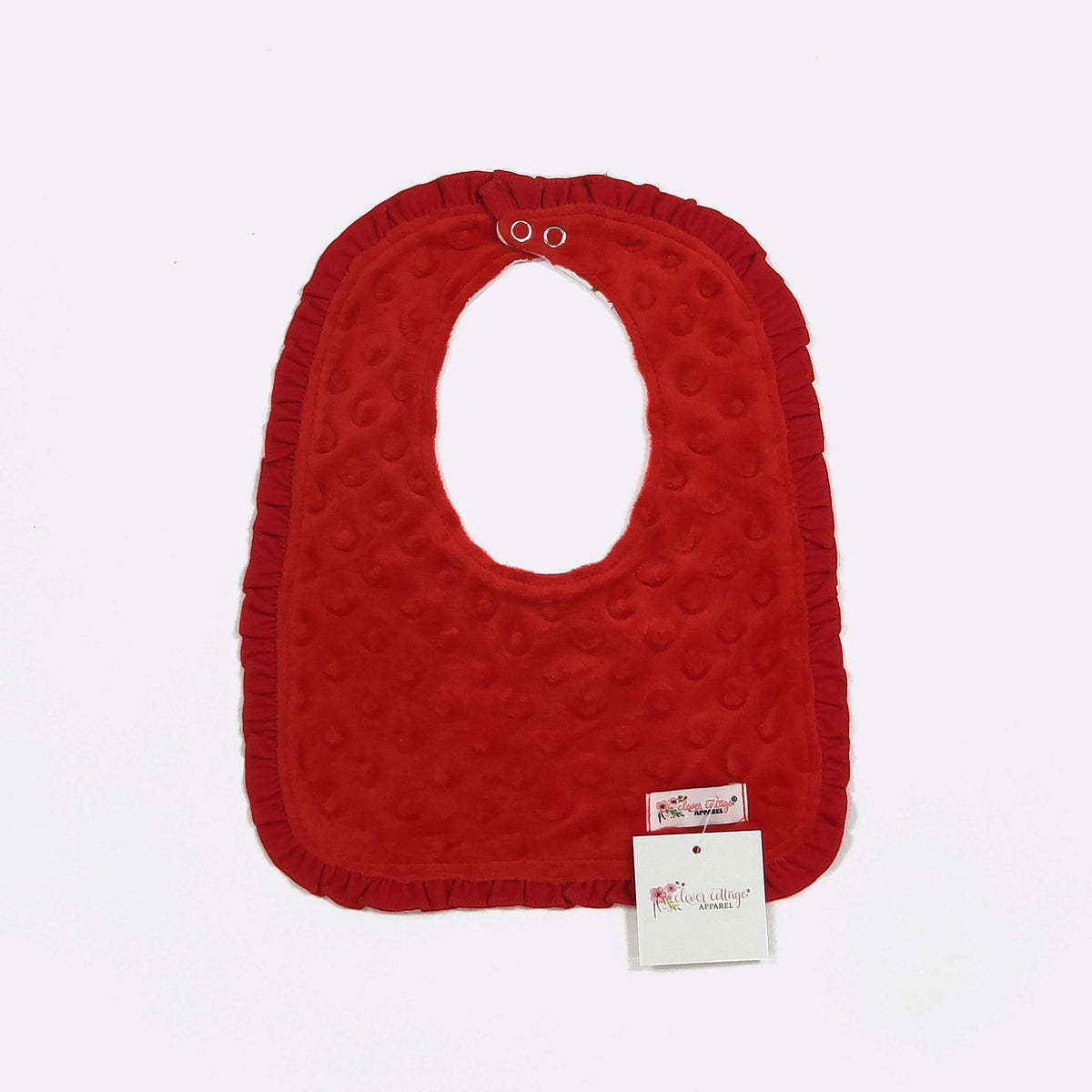 Pink Kris Kringle Baby Bib