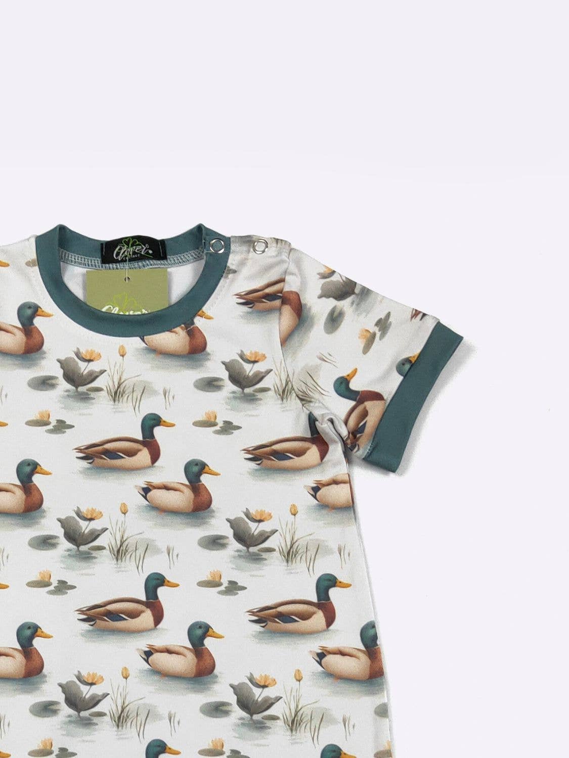 Clover Cottage - Morning on the Pond Boy Romper