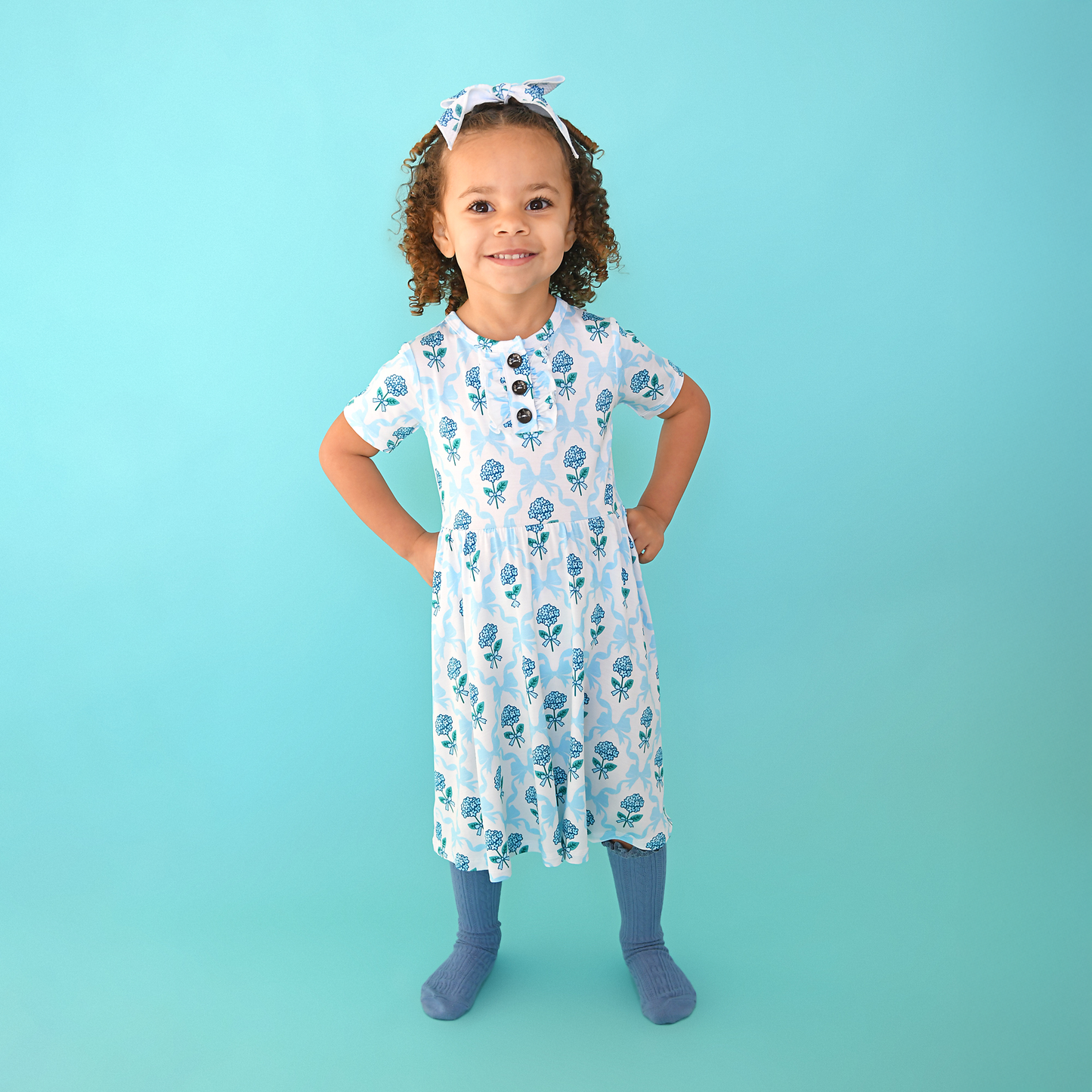 Savannah TUTU DRESS Bamboo Floral Kids Clothes