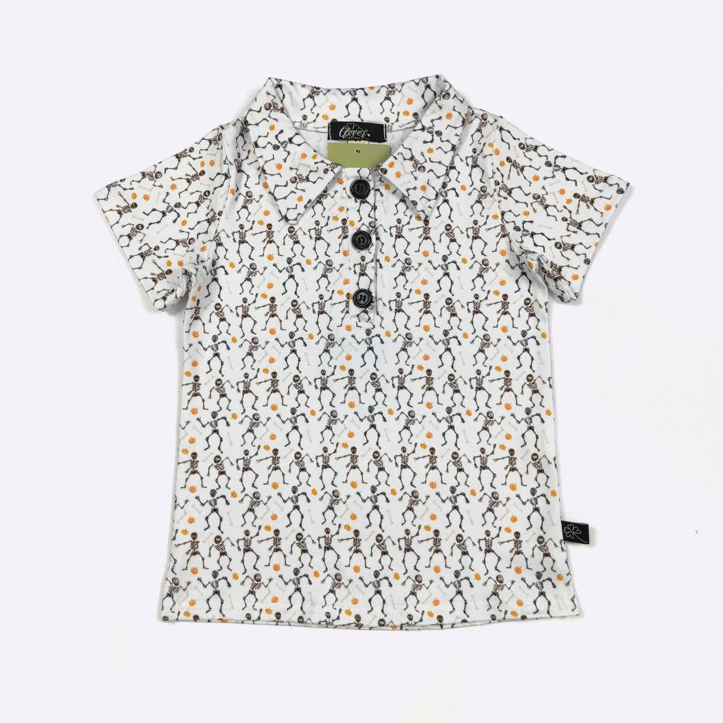 Clover Cottage - Skeleton Boy Collar Shirt