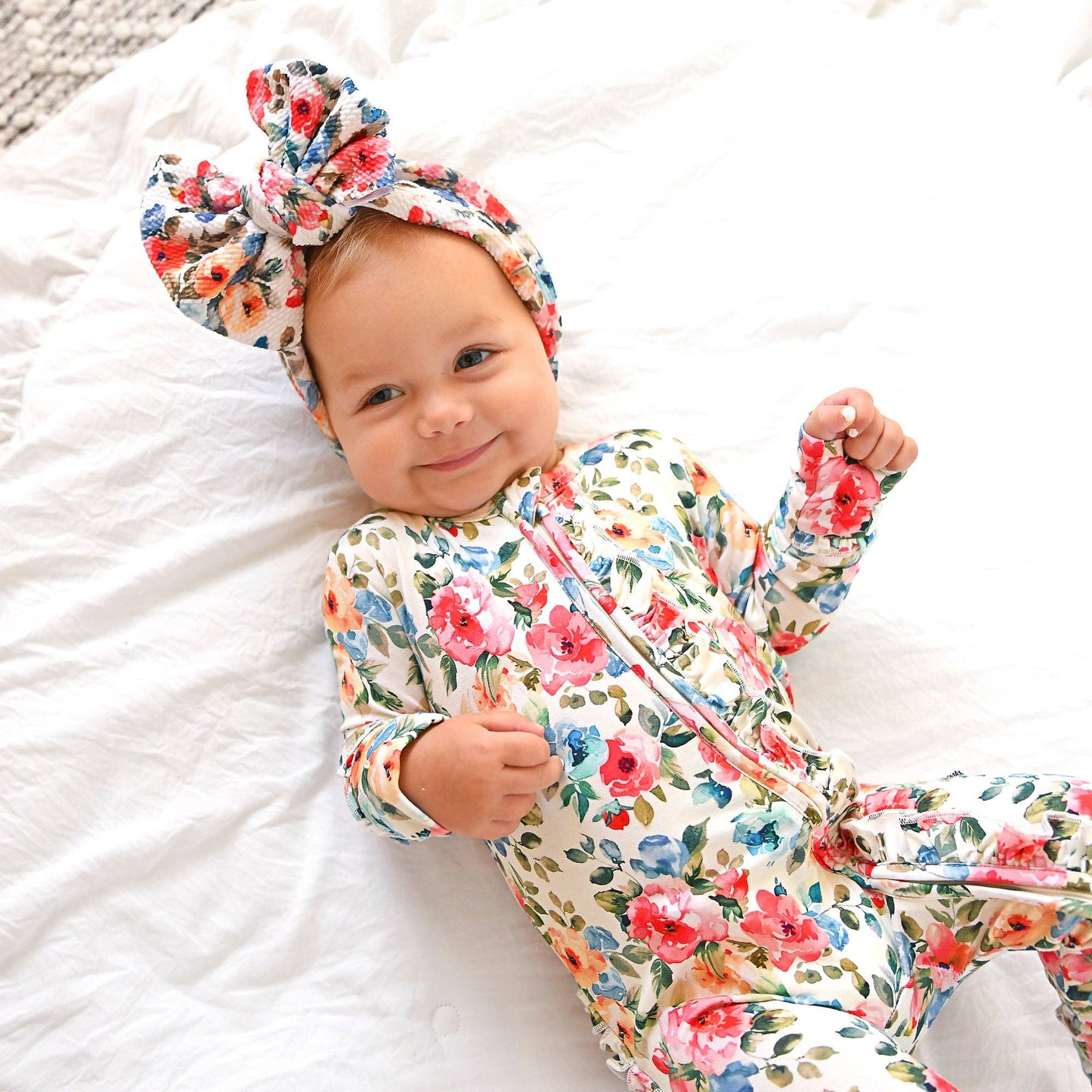 Nayeli HEADWRAP Baby Toddler Floral Hair Accessories