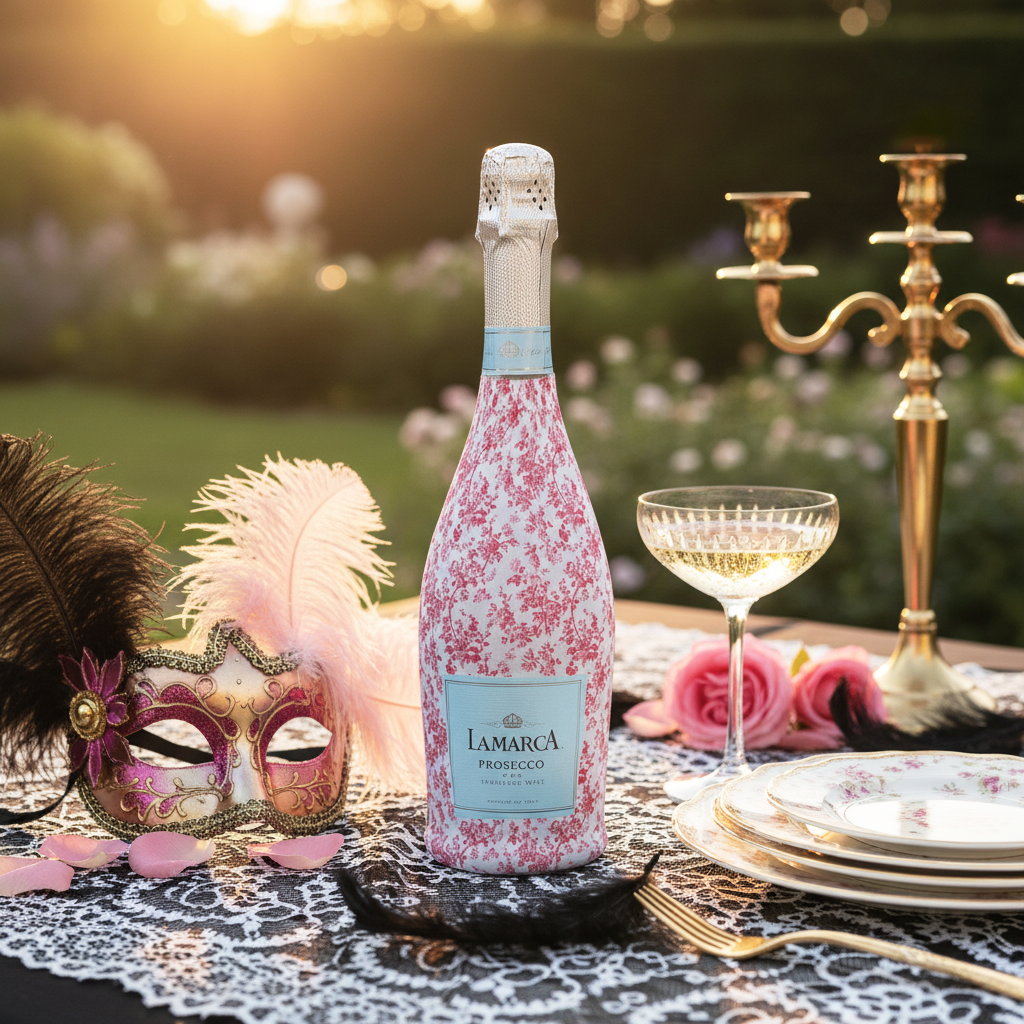 Beau Bottles - Beau Bottles Grandmillenial Pink Floral - Prosecco Collection