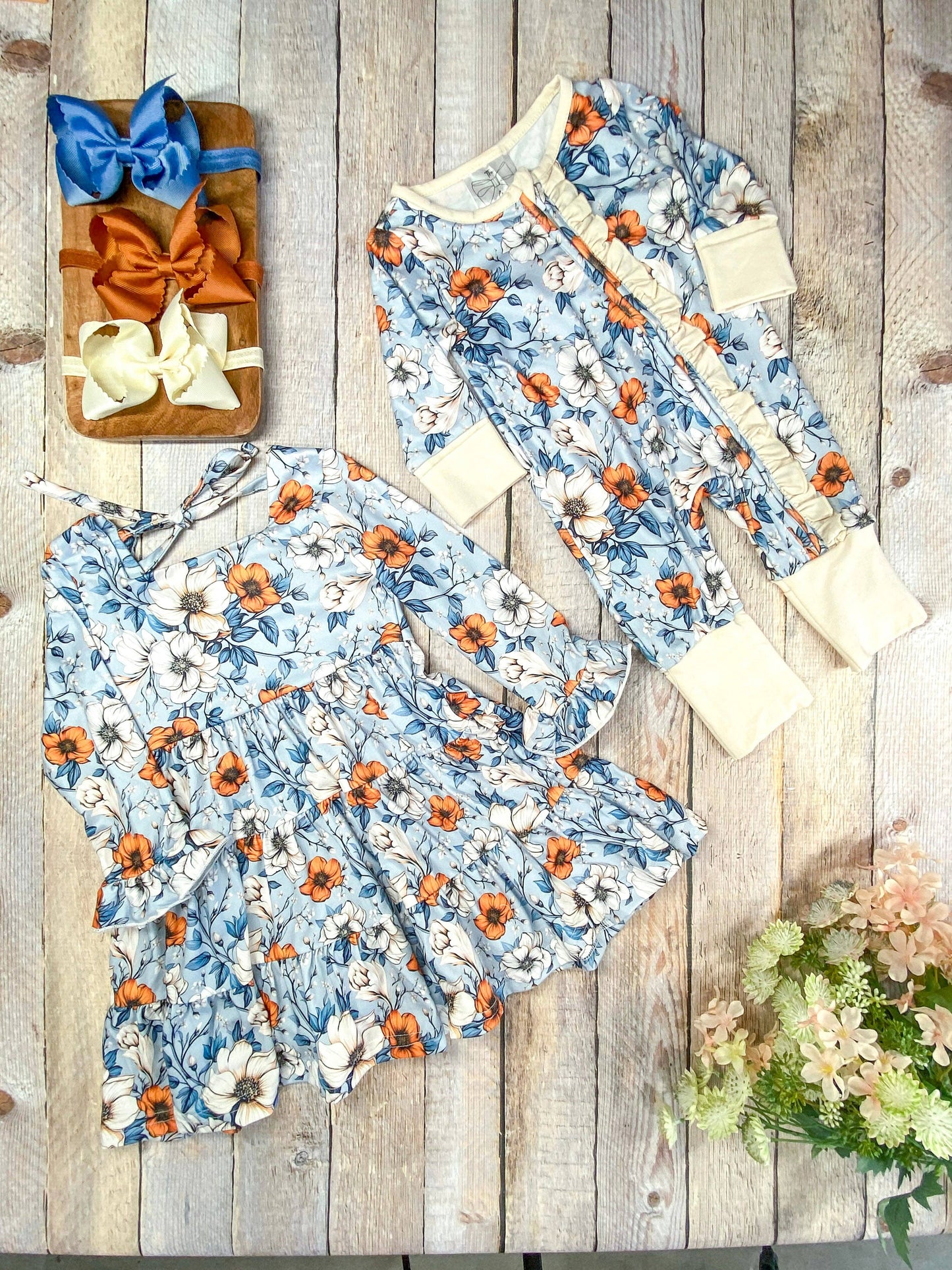 The Hair Bow Company - Autumn Whisper Infant Onesie