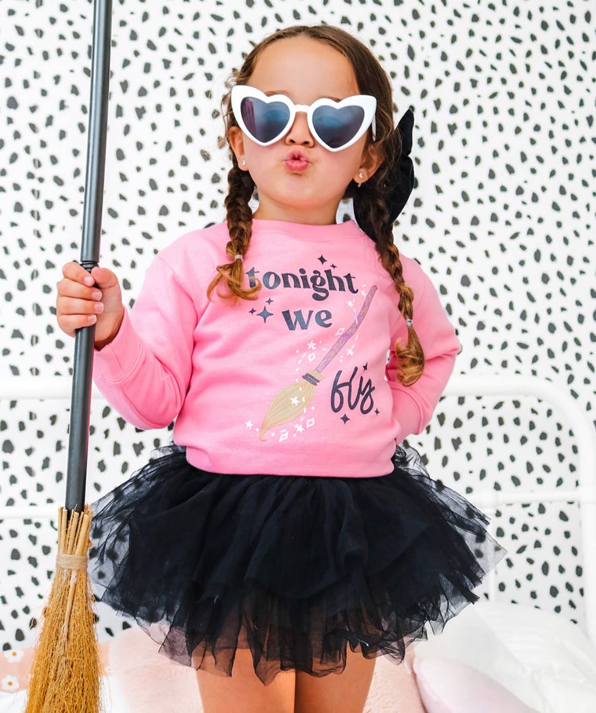 Holland Ave Clothing - Tonight We Fly | Kids Halloween Sweatshirt
