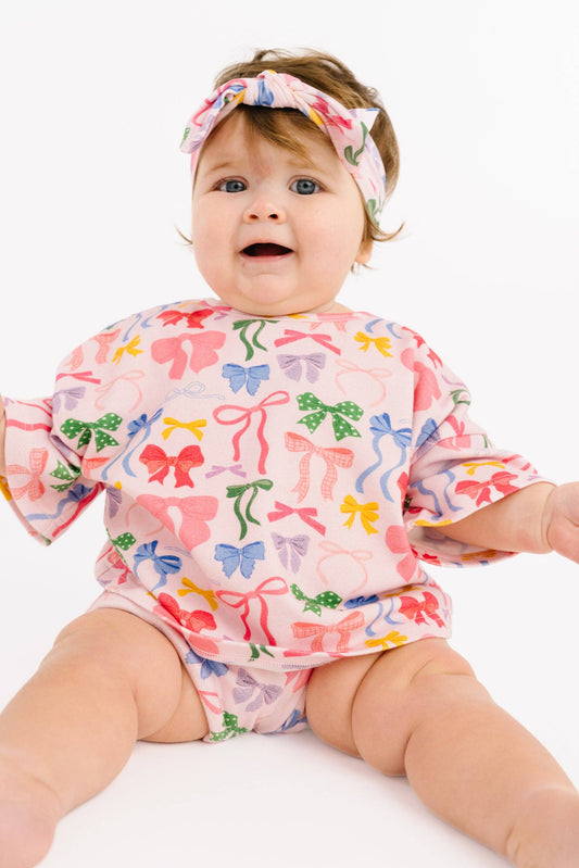 Little One Shop - Bow Collection Slouchy Set