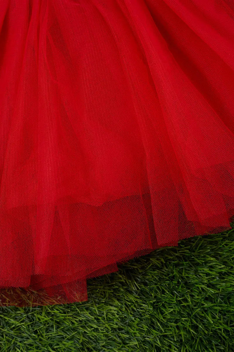 Navy blue tulle dress