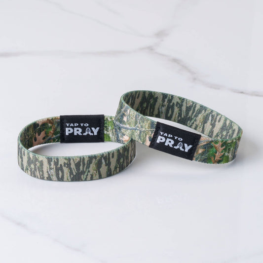Versible - Tap To Pray™ Wristbands - Forest & Tree Bark Camo