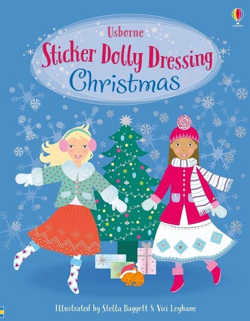 HarperCollins - Sticker Dolly Dressing Christmas : Usborne