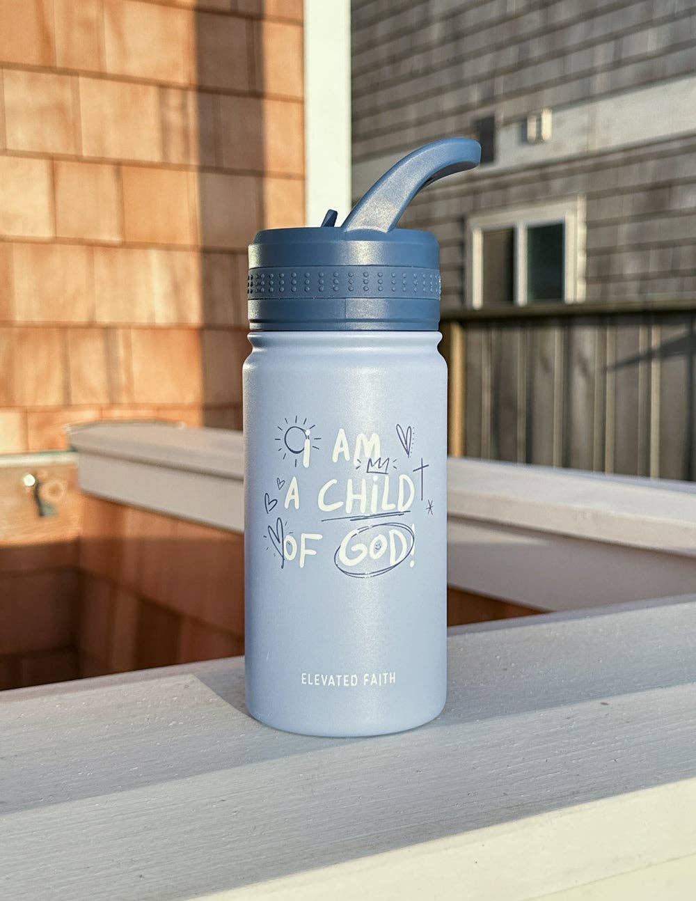 Elevated Faith - Child of God Kids Water Bottle