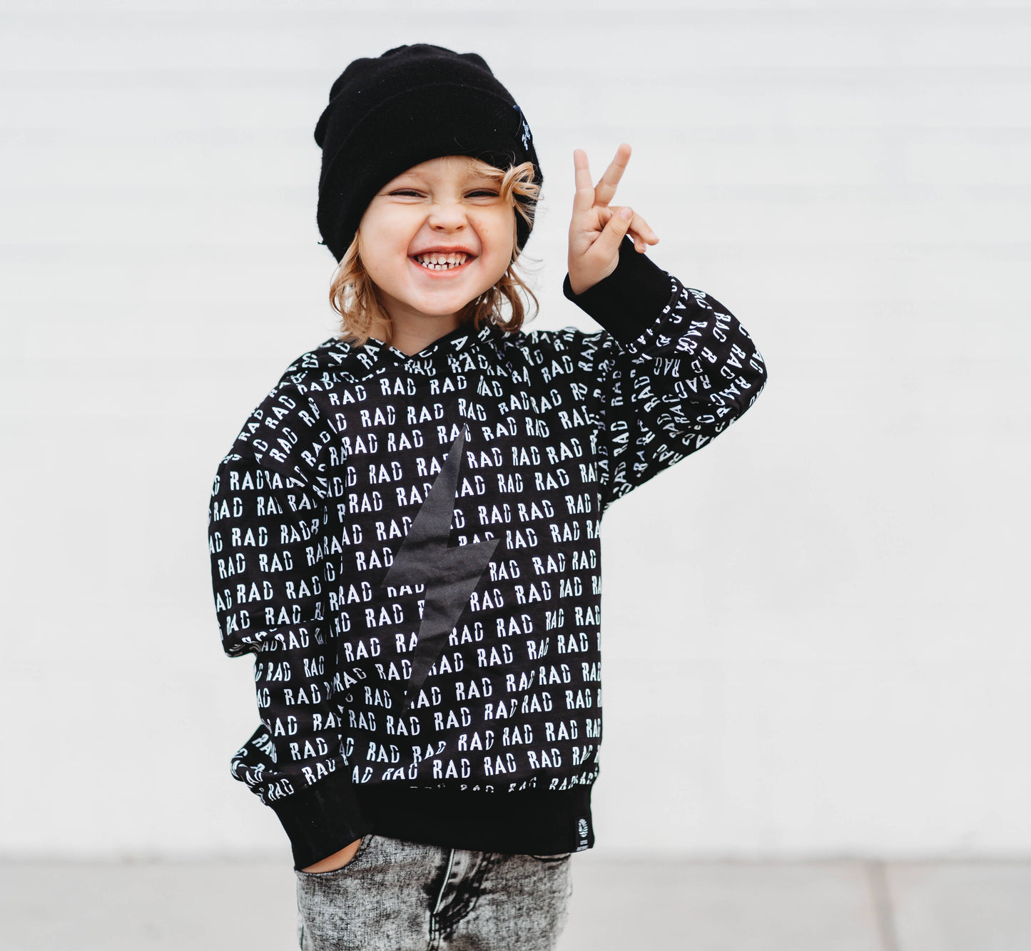 Little Rad Things - Kids Raddest Bolt Bamboo Hoodie