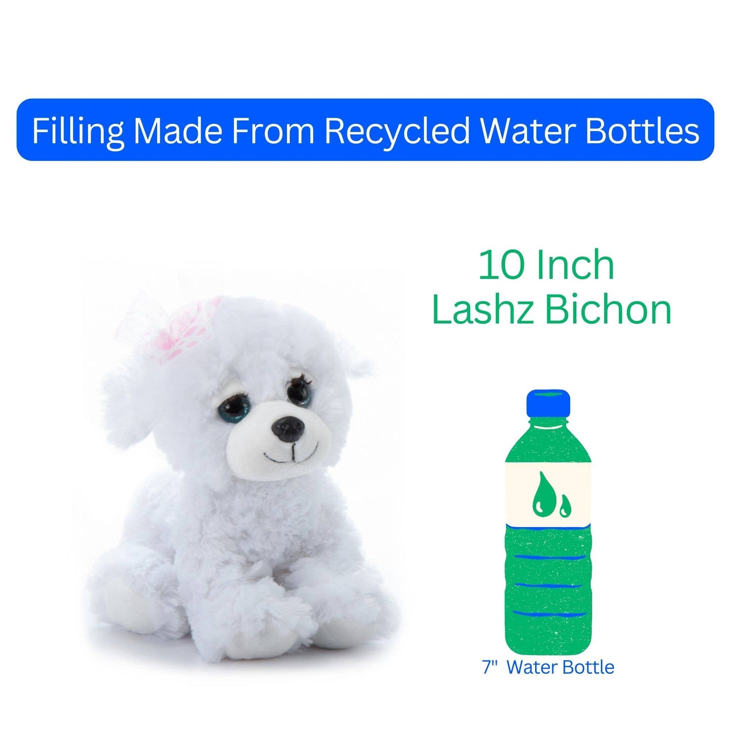 The Petting Zoo - 10" (26cm) Lash'z Bichon Dog BeBe