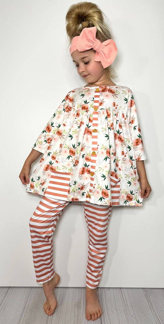 Hazel Blossoms Girls Set
