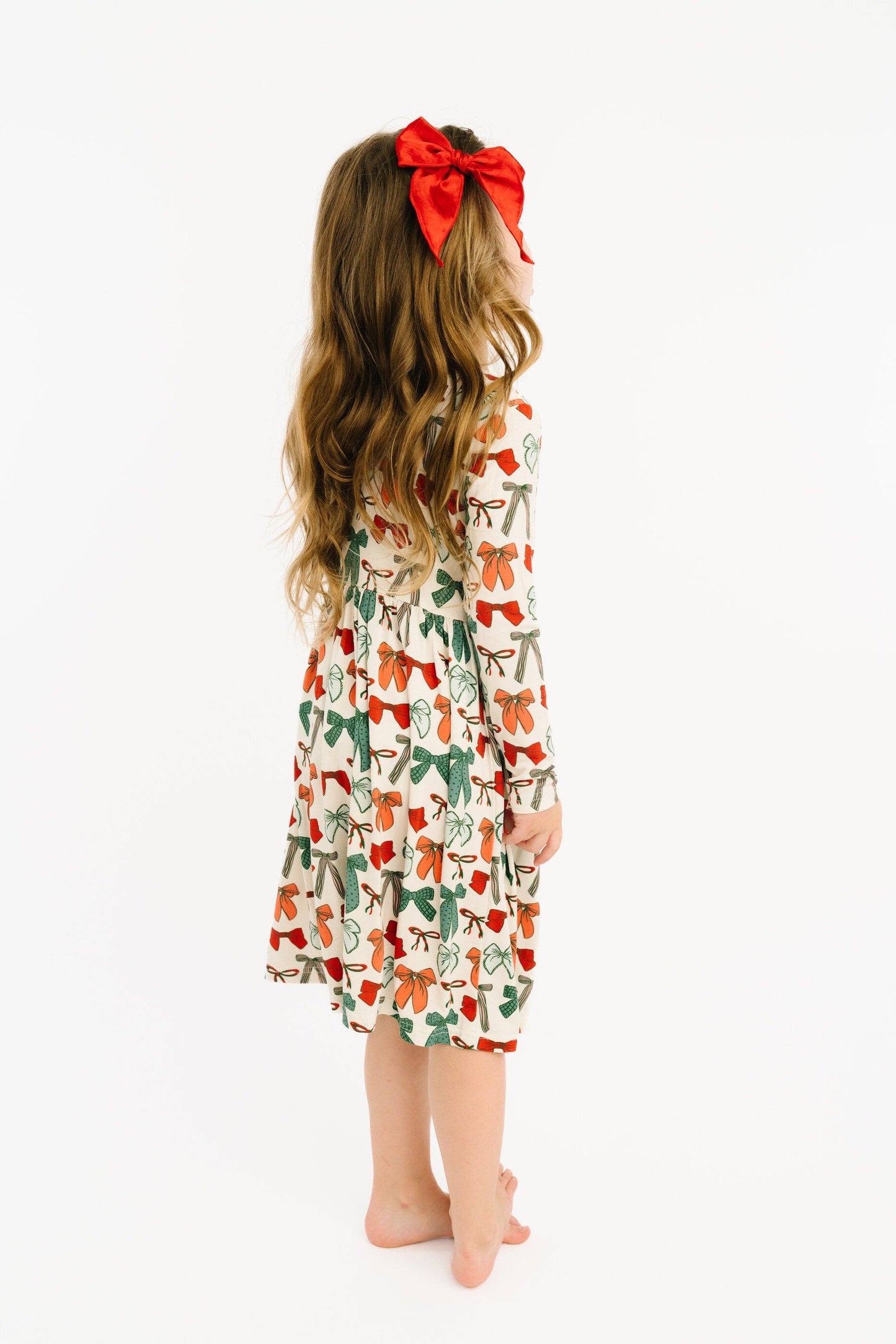 Little One Shop - Merry Bows Bamboo Dress