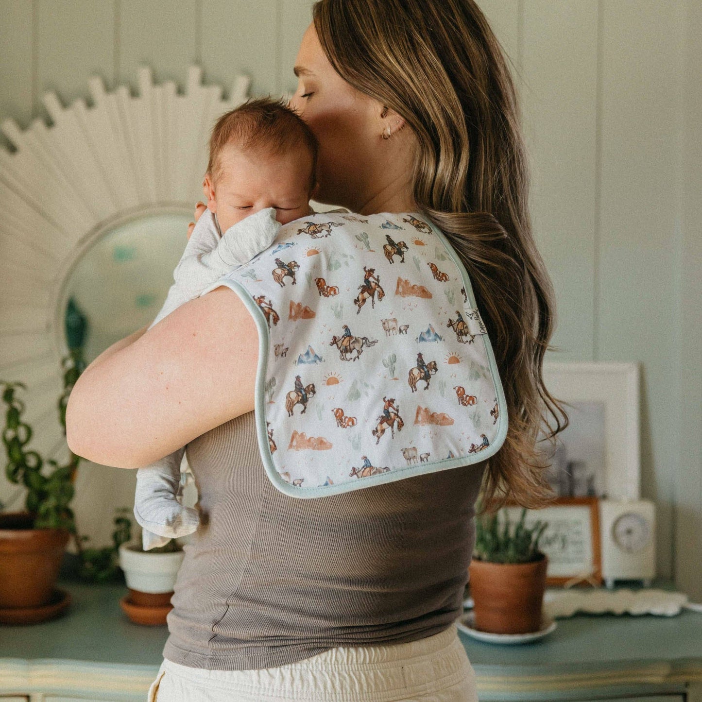 Copper Pearl - 3 Pack Premium Burp Cloths - Boone