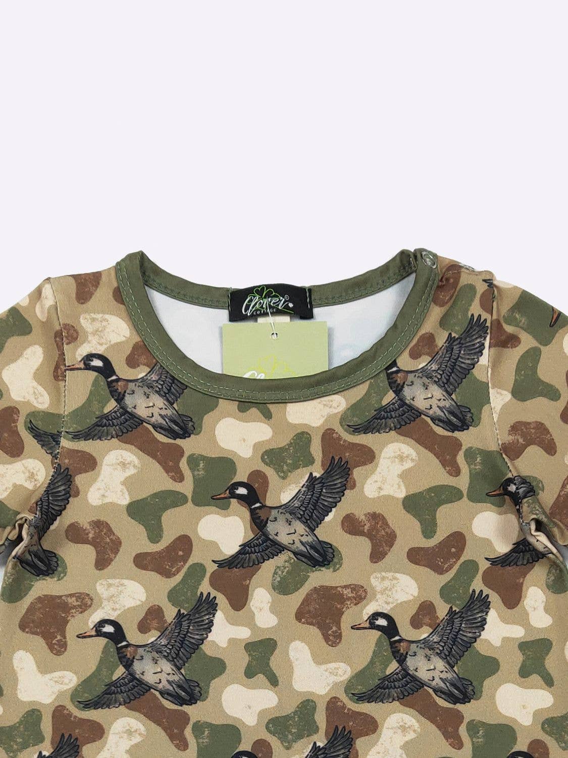 Duck Camo Boy Romper