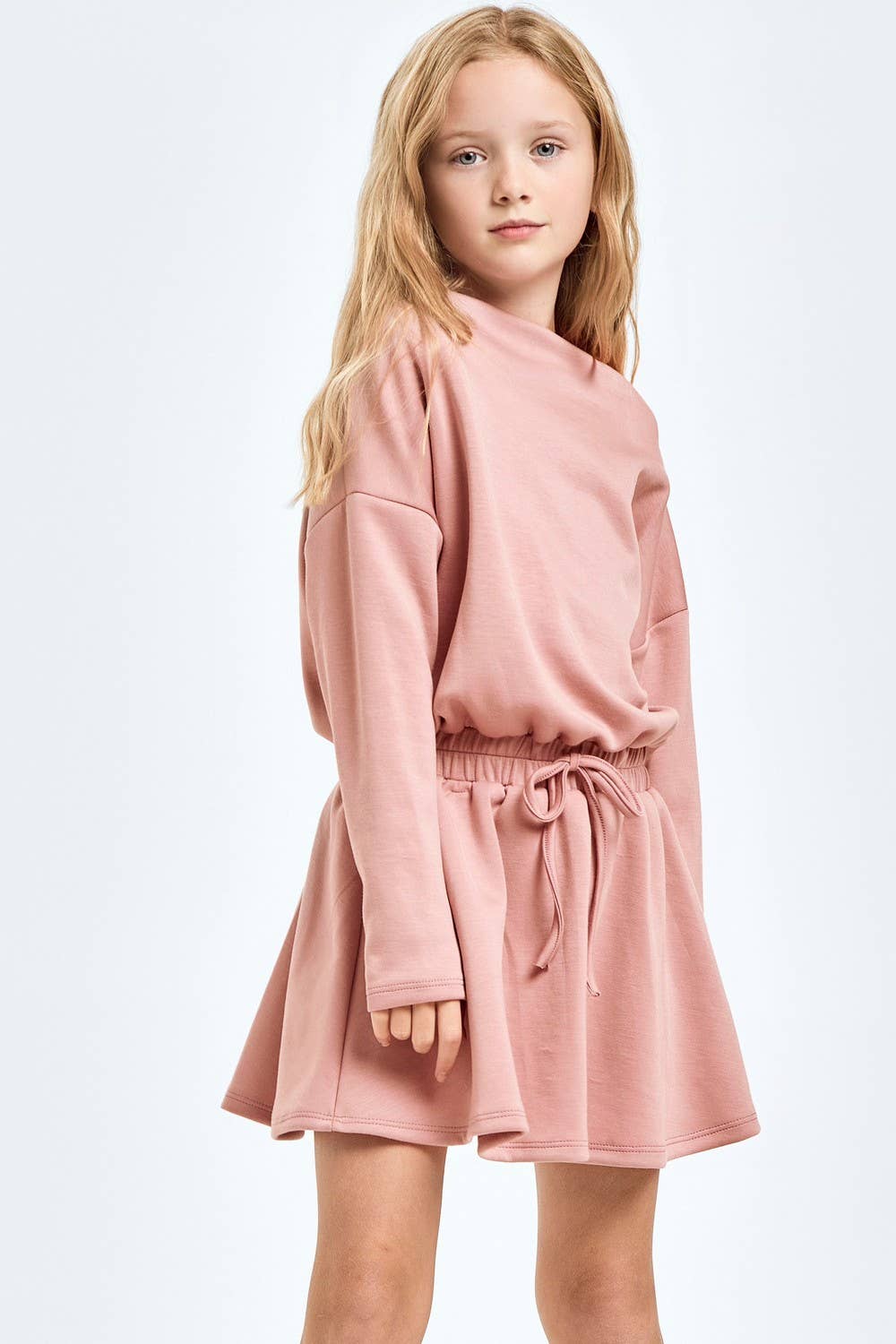 Modal Knit Boat Neck Dress