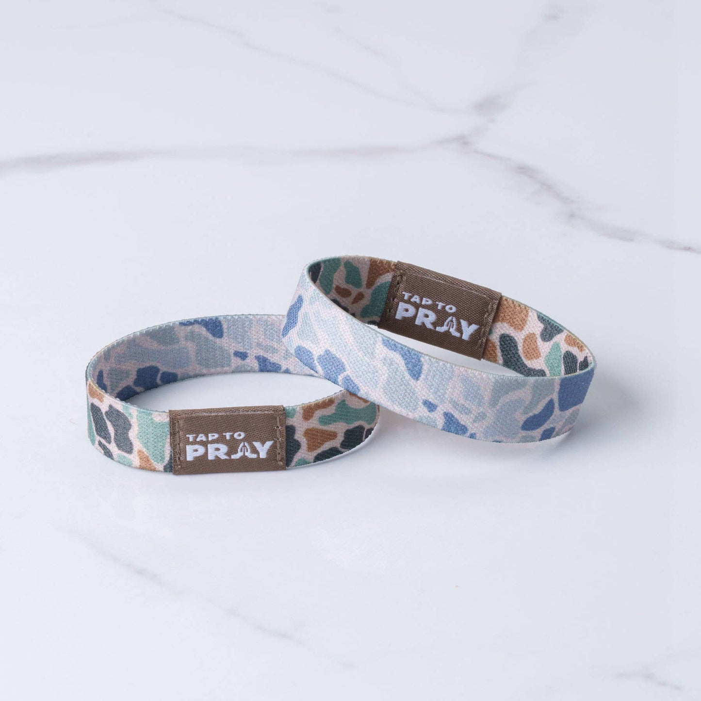 Versible - Tap To Pray™ Wristbands - River Rock Camo Classic & Sage