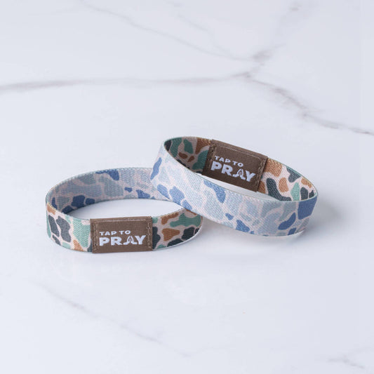 Versible - Tap To Pray™ Wristbands - River Rock Camo Classic & Sage