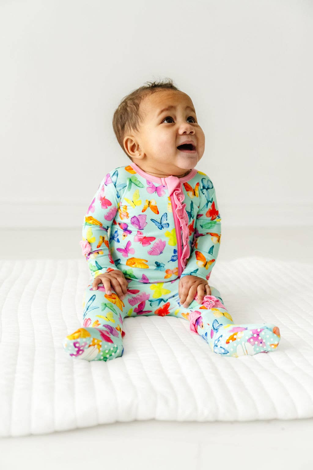 Butterflies Ruffle Footsie