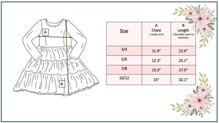 Girls Red Green Christmas Holiday Poinsettia Twirl Dress