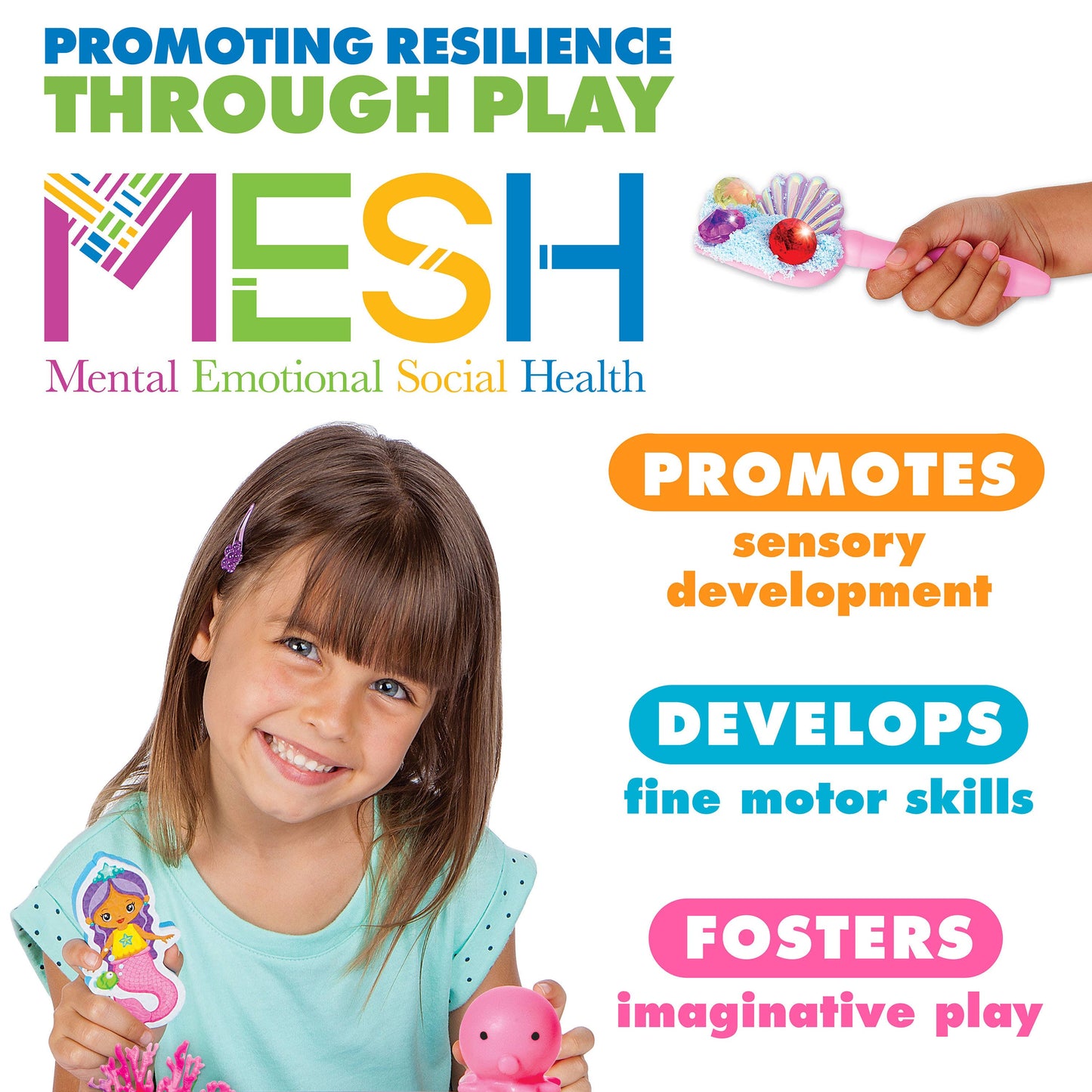 Faber-Castell / Creativity for Kids - Sensory Bin Mermaid Activity Bin for Kids