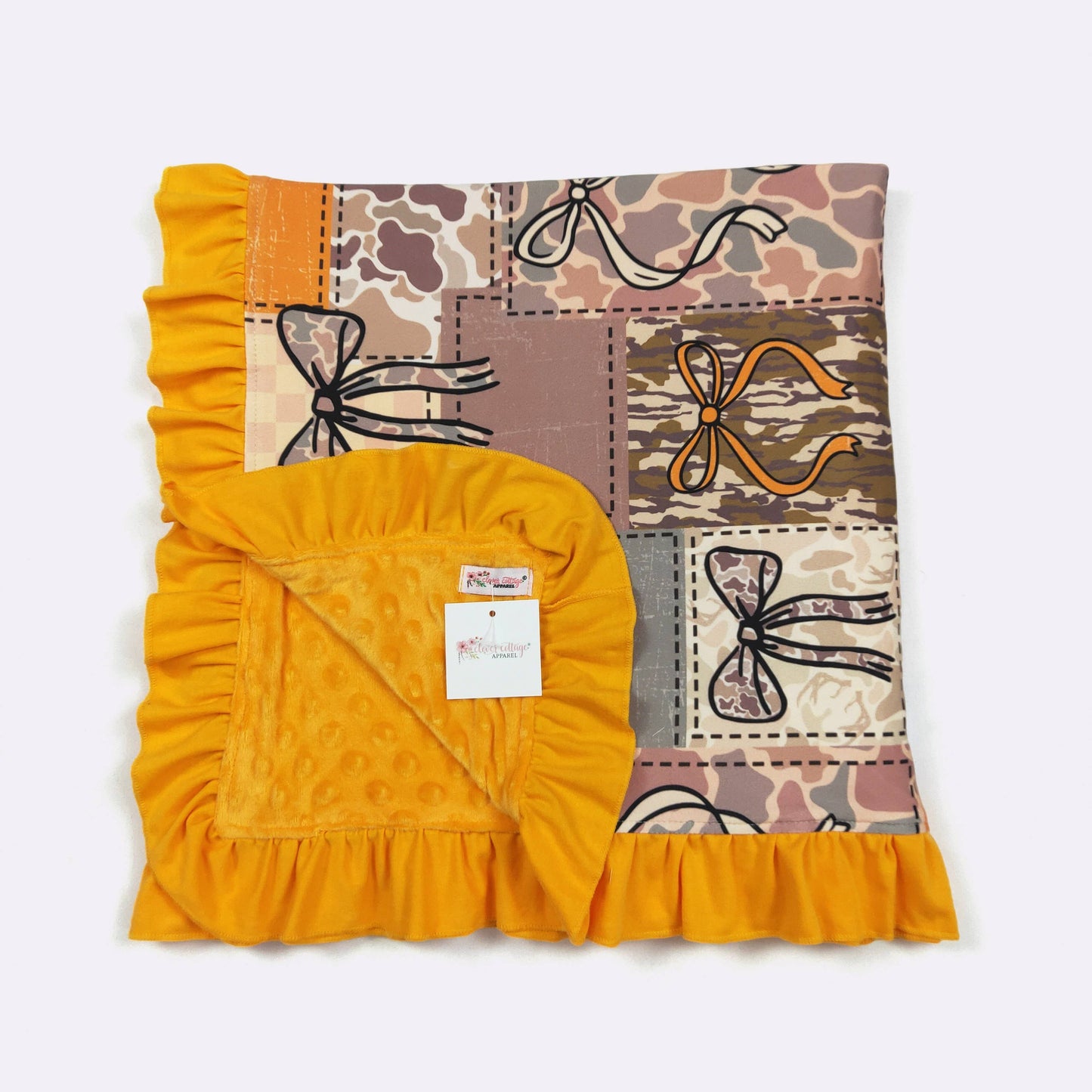 Clover Cottage - Camo Patchwork Blanket