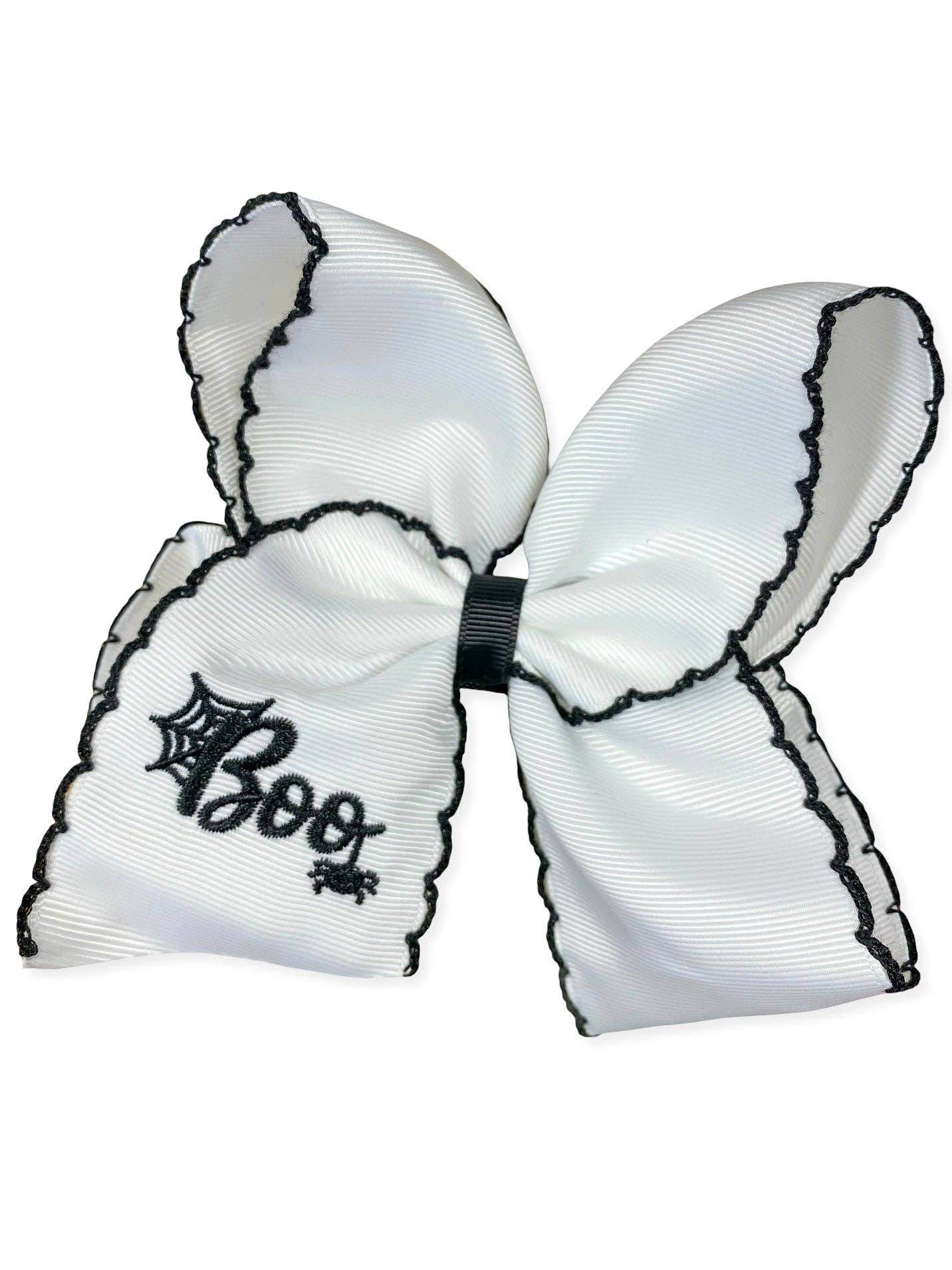 The Hair Bow Company - Boo Halloween Hair Bow | Clip or Headband