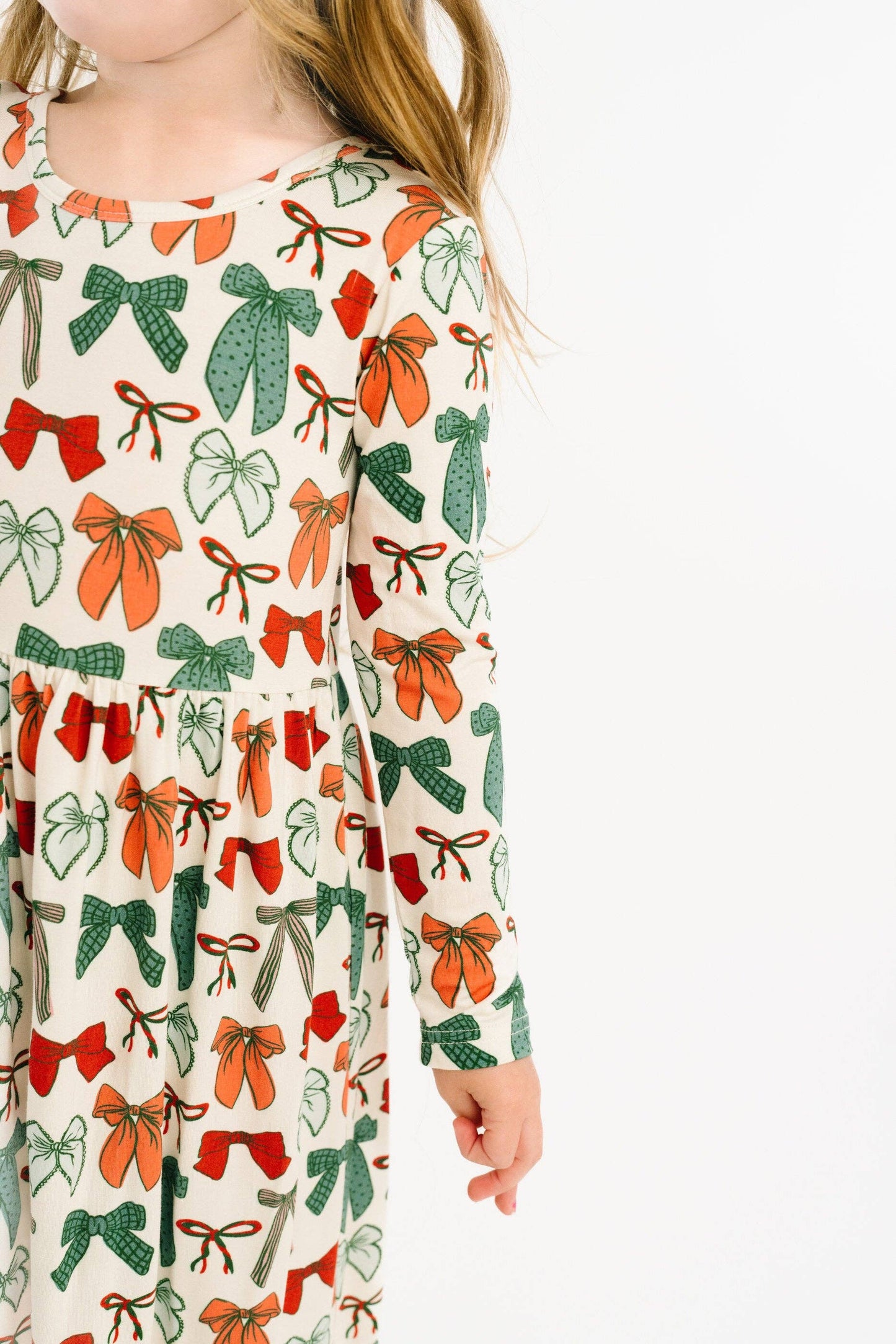 Little One Shop - Merry Bows Bamboo Dress