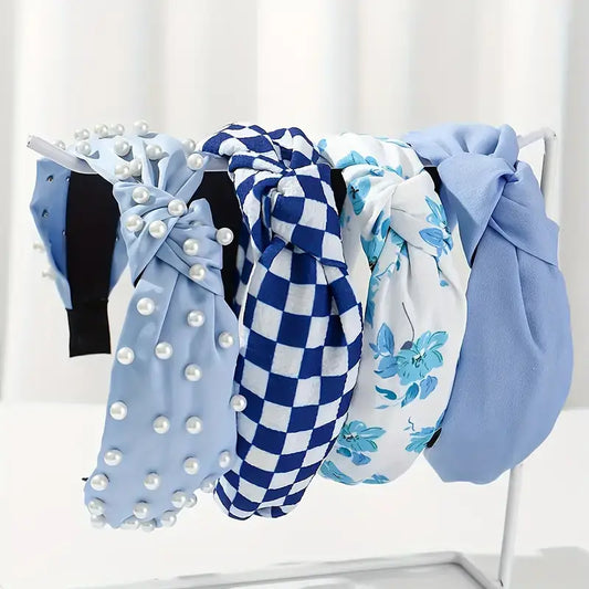 BLUE HEADBANDS