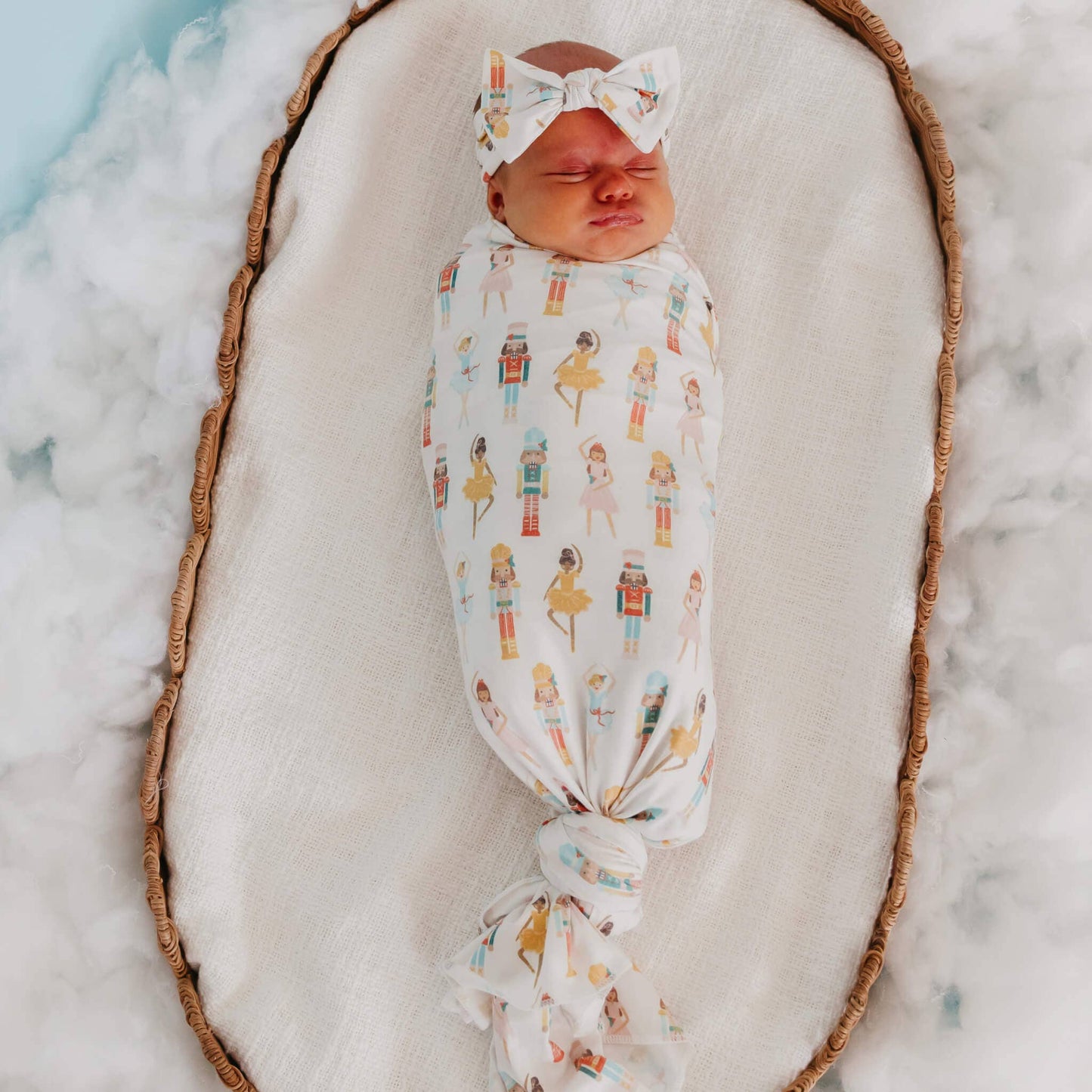 Copper Pearl - Knit Swaddle Blanket - Juliet