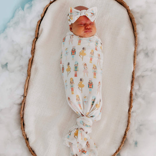 Copper Pearl - Knit Swaddle Blanket - Juliet