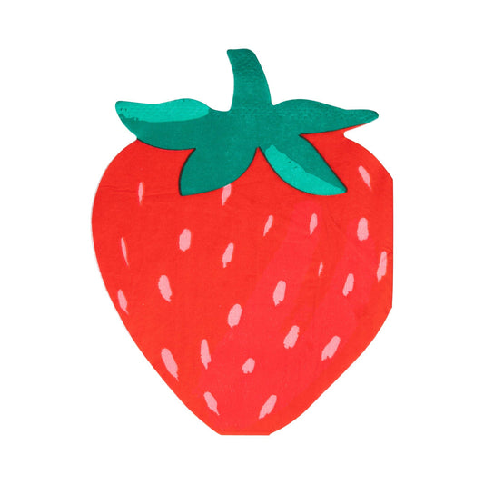Strawberry Shaped Guest Napkin