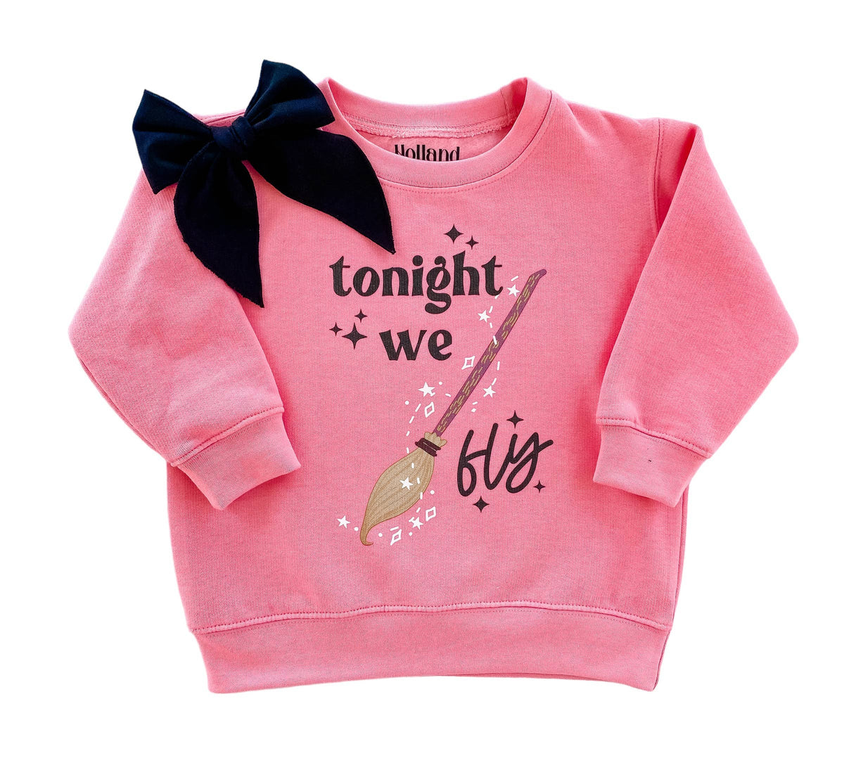 Holland Ave Clothing - Tonight We Fly | Kids Halloween Sweatshirt