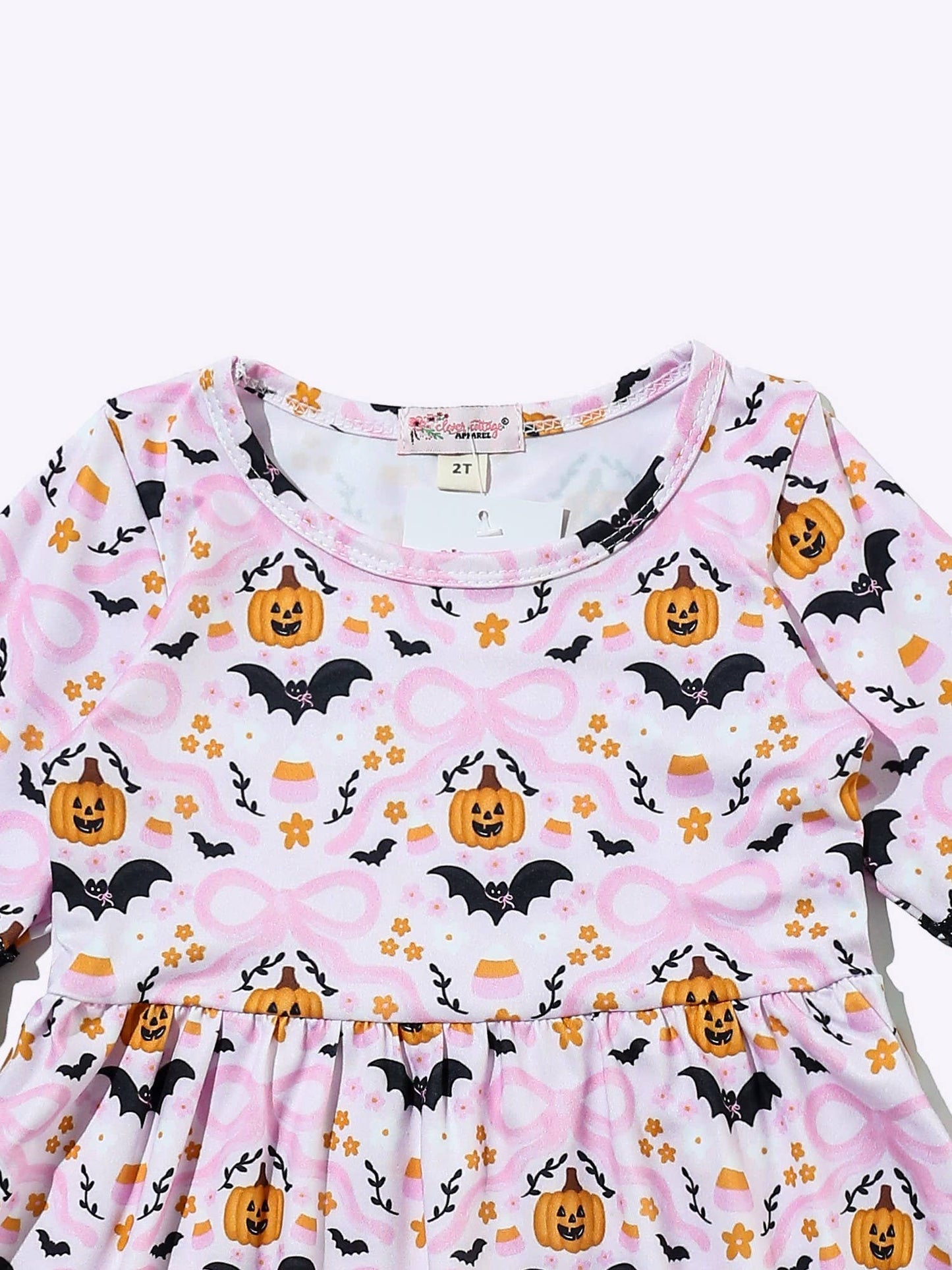 Clover Cottage - Bats & Bows Girls Dress