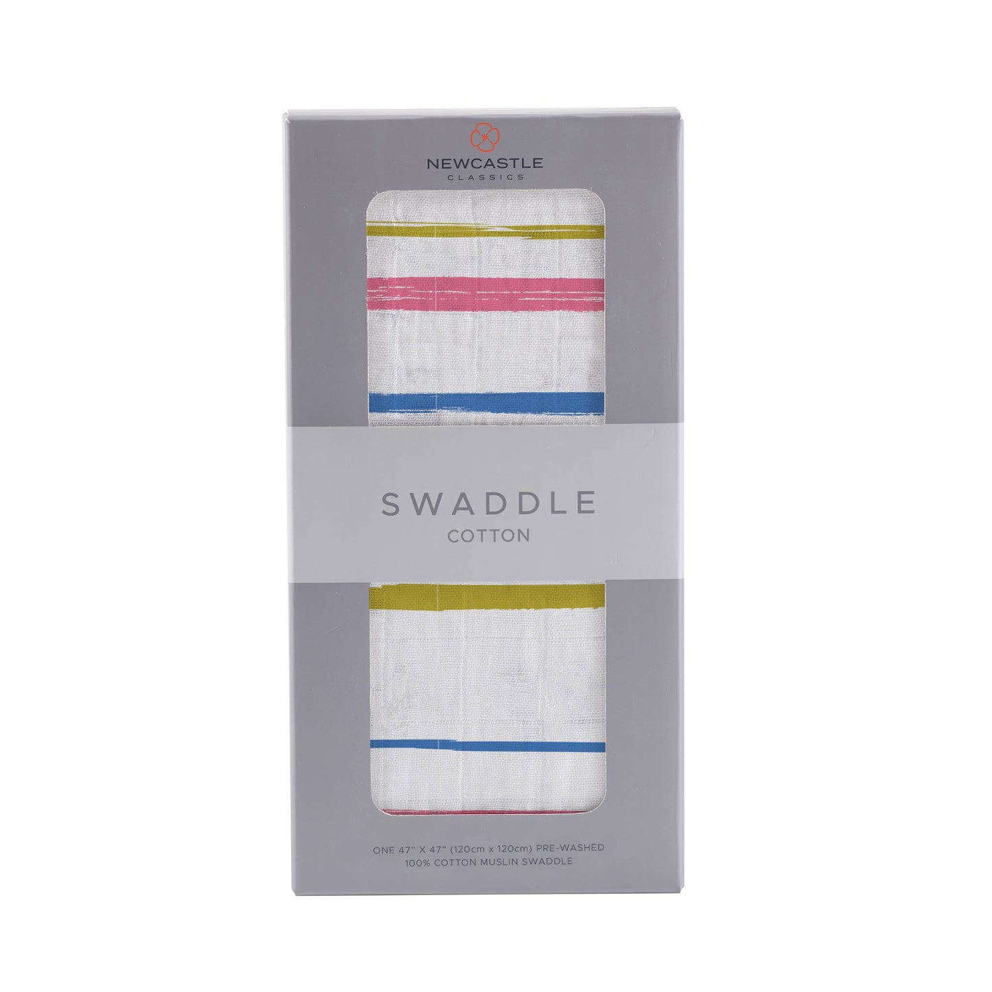 Newcastle Classics - Watercolor Stripe Cotton Swaddle