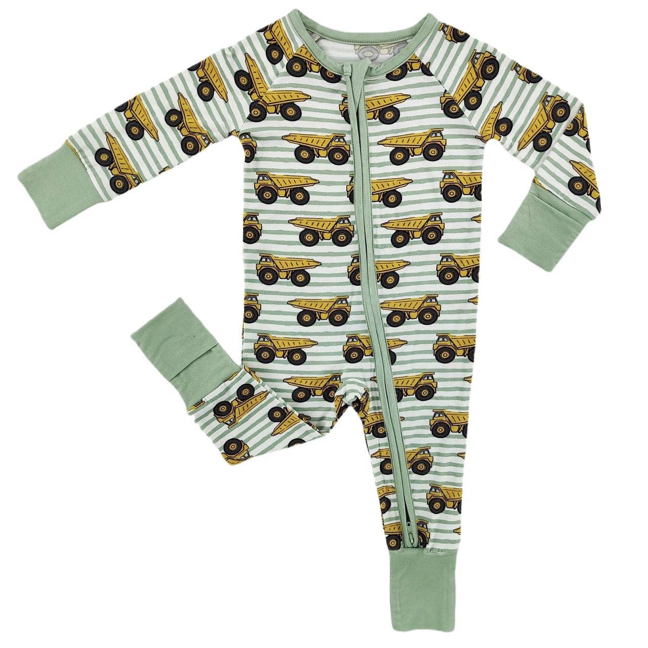 Little One Shop - Dump Trucks Bamboo Sleeper