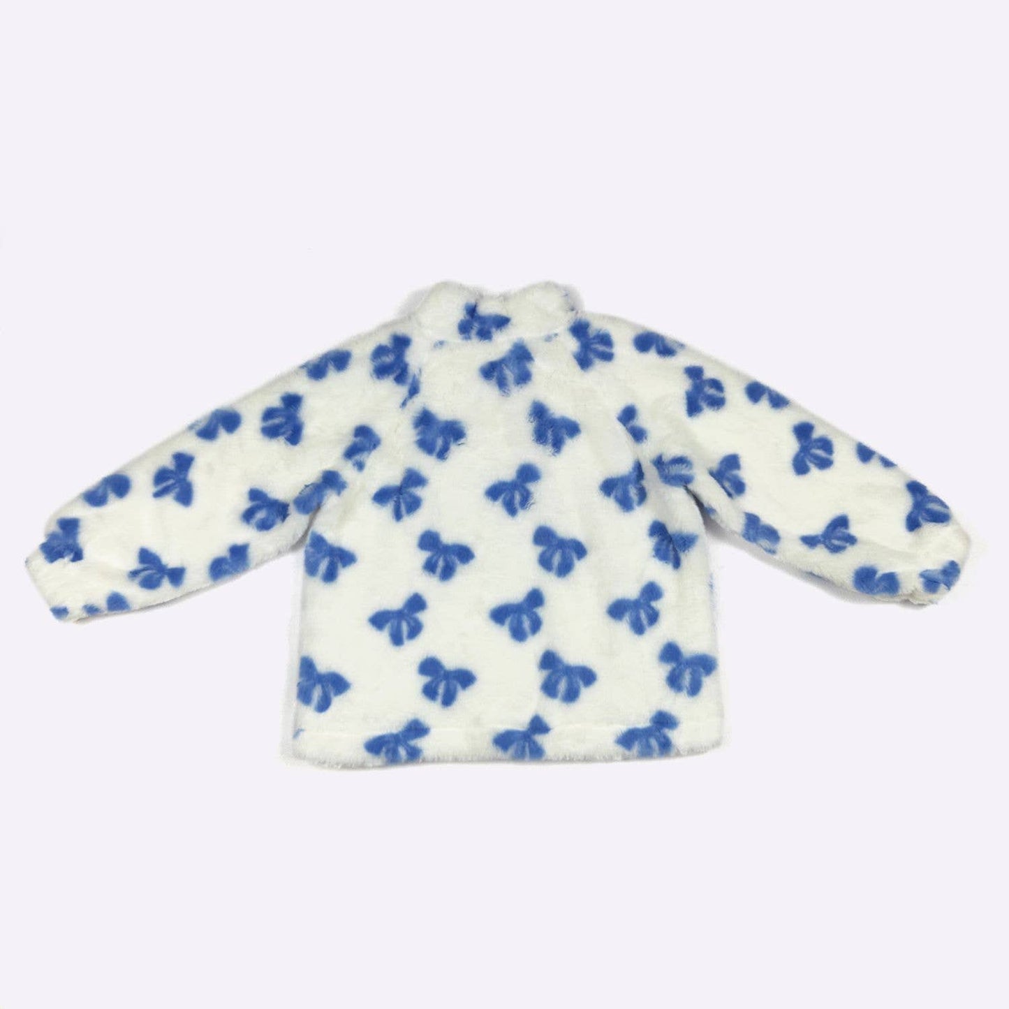 Clover Cottage - Blue Bow Girls Sherpa