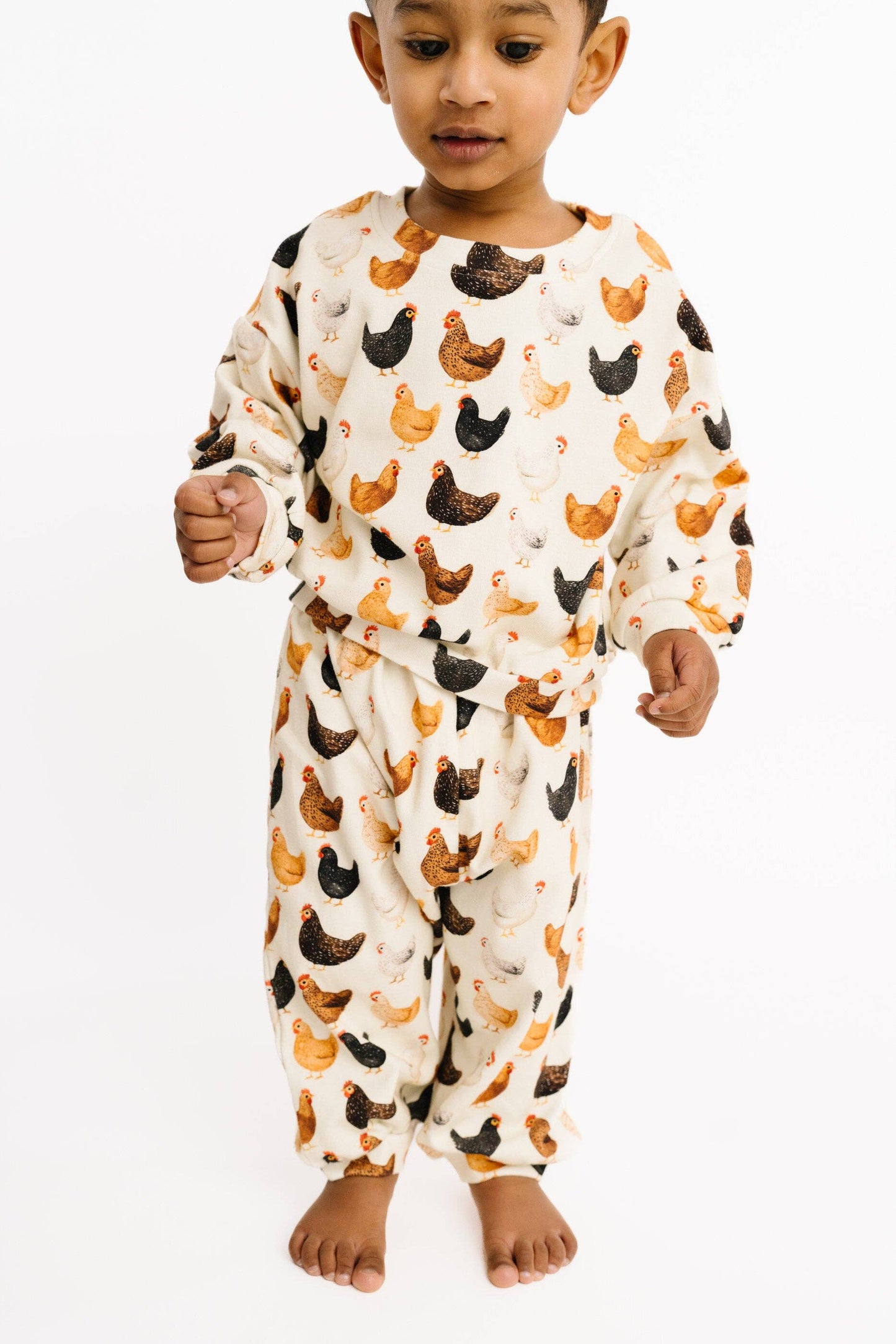 Little One Shop - Backyard Chickens Sweatsuit