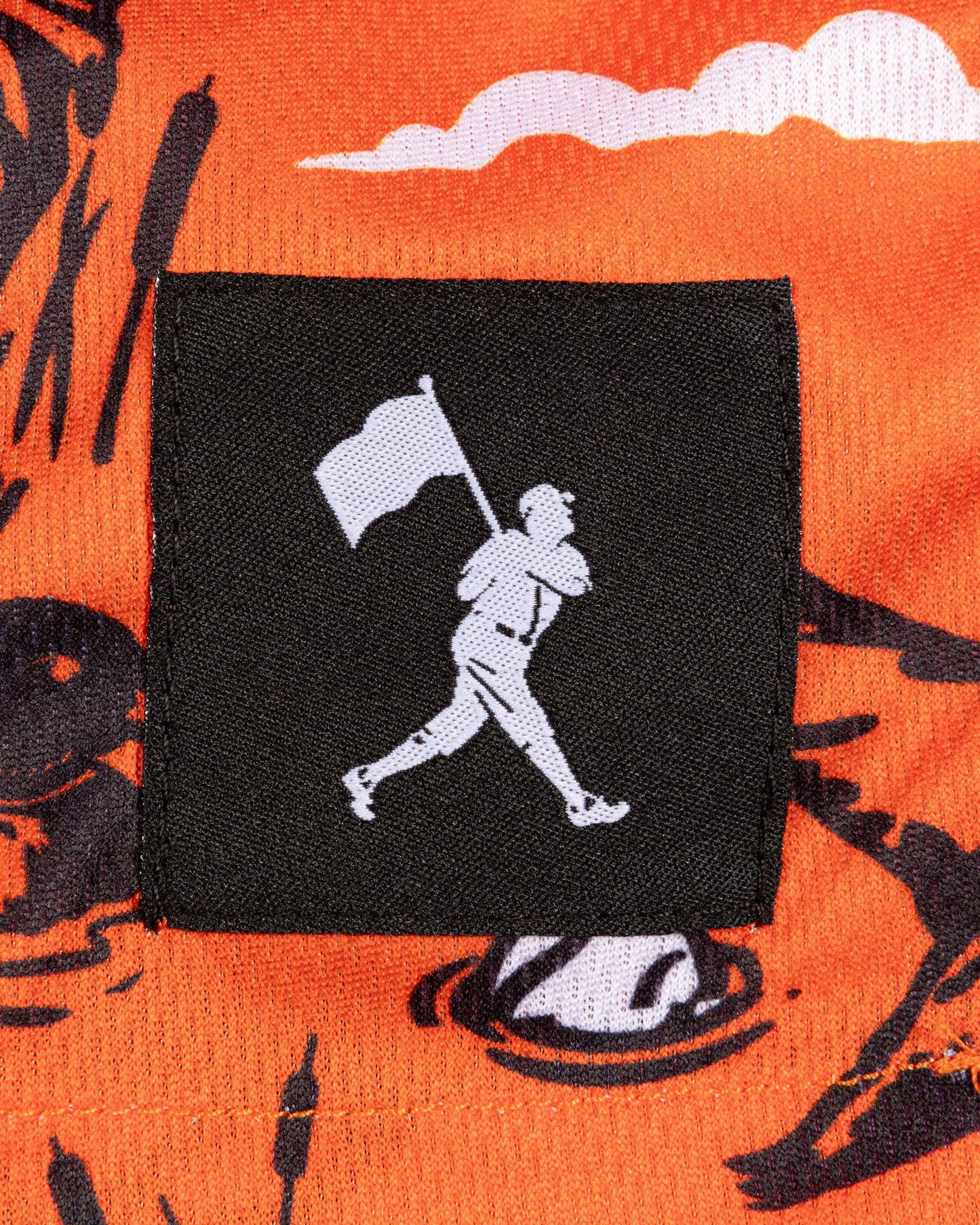Baseballism - Hardball Hunter Diamond Air Mesh Shorts (Blaze Orange) - Youth