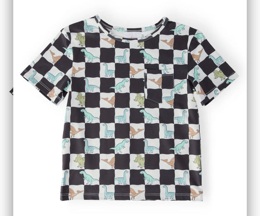 Checkered Dino Shirt